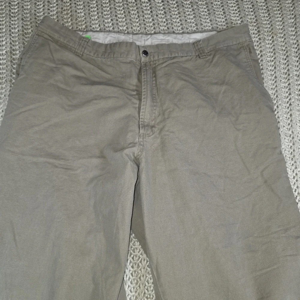 Columbia Men's Tan Cotton Canvas Utility Work Pants Carpenter 42x32 Gorpcore